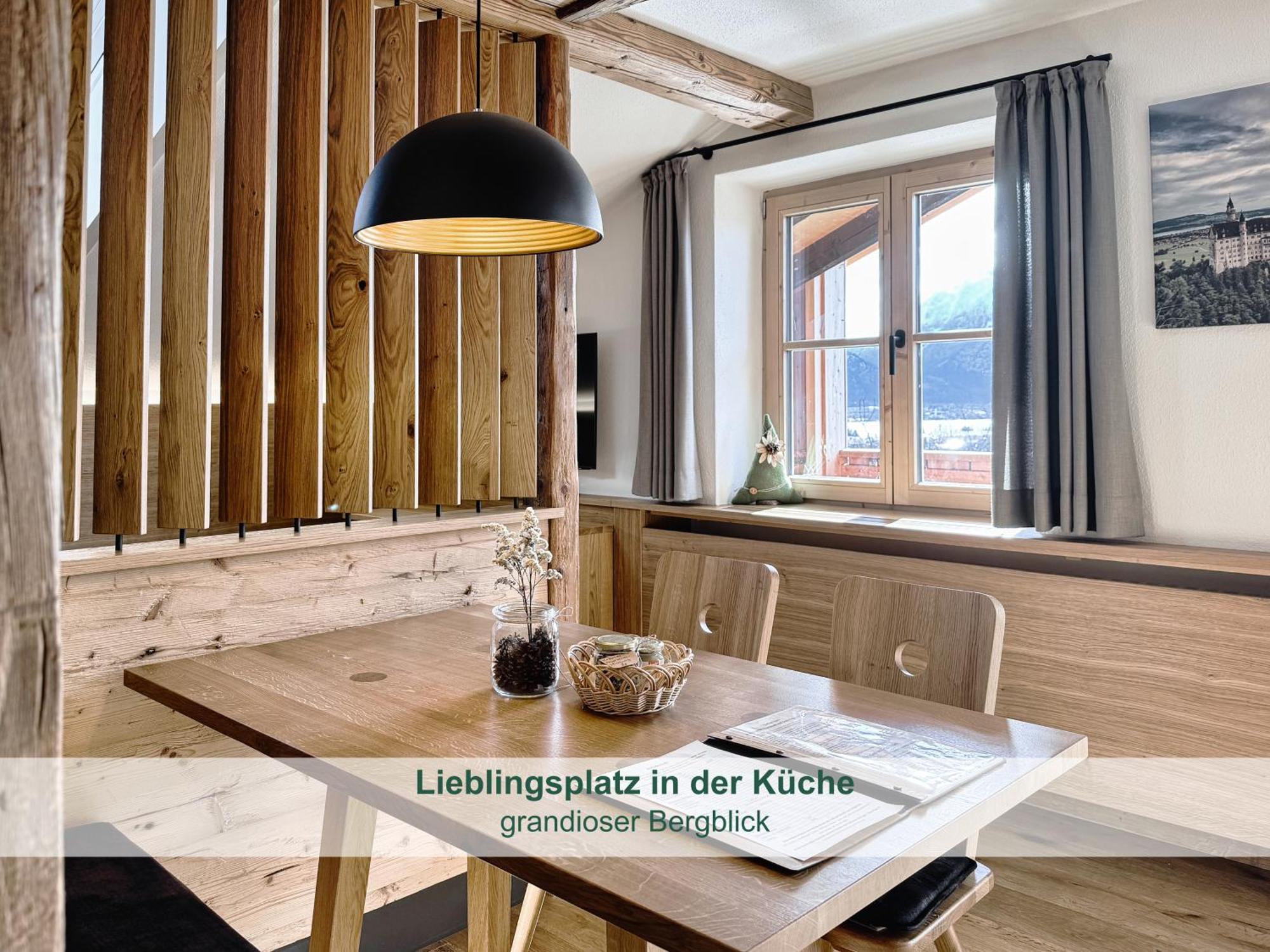 ריידן Chalet - Ferienwohnungen - Biohof Stoeger - Panoramasuedbalkon - Grandiose Aussicht Auf See, Berge Und Schloss Neuschwanstein מראה חיצוני תמונה